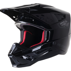 Motorrad Crosshelm S M5 Scout Schwarz Silber1