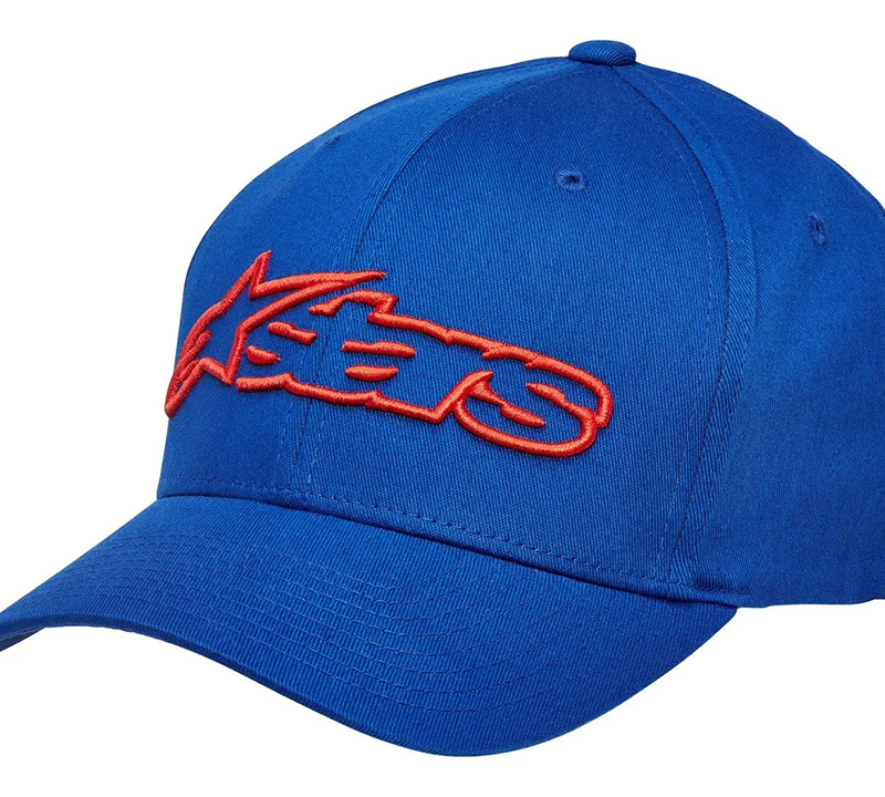 Alpinestars Base Cap Blaze Flexfit Blau Orange