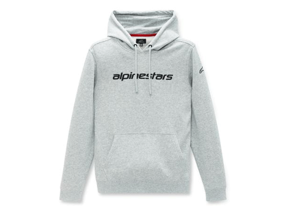 Alpinestars Hoodie Linear Grau Schwarz