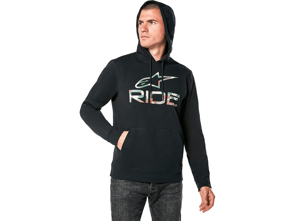 Alpinestars Hoodie Ride Camo V3 Schwarz hover
