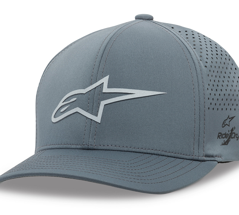 Alpinestars Base Cap Ageless Lazer Tech Grau Anthrazit