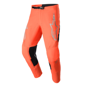 Alpinestars Motocross Hose Supertech Risen 411 Neon Orange Schwarz Front