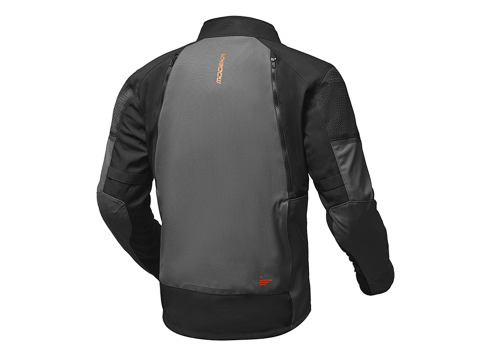 Modeka Textiljacke Muva Dunkelgrau Schwarz – Bild 2