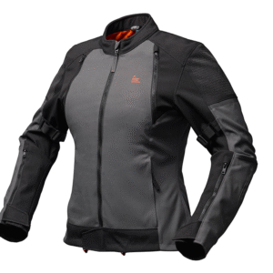 Modeka Textiljacke Muva Lady Dunkelgrau Schwarz