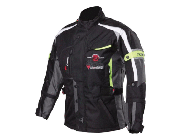 Modeka Textiljacke El Chango Kids Schwarz Gelb