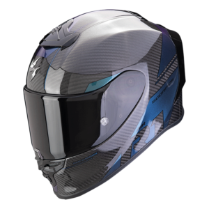 Scorpion EXO R1 EVO Carbon Air Rally Schwarz Blau