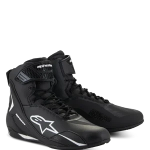 Alpinestars Motorrad Schuh Faster-4 Schwarz Weiß
