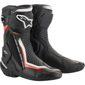 Alpinestars Stiefel SMX PLUS V2 Schwarz Weiß Fluo Rot