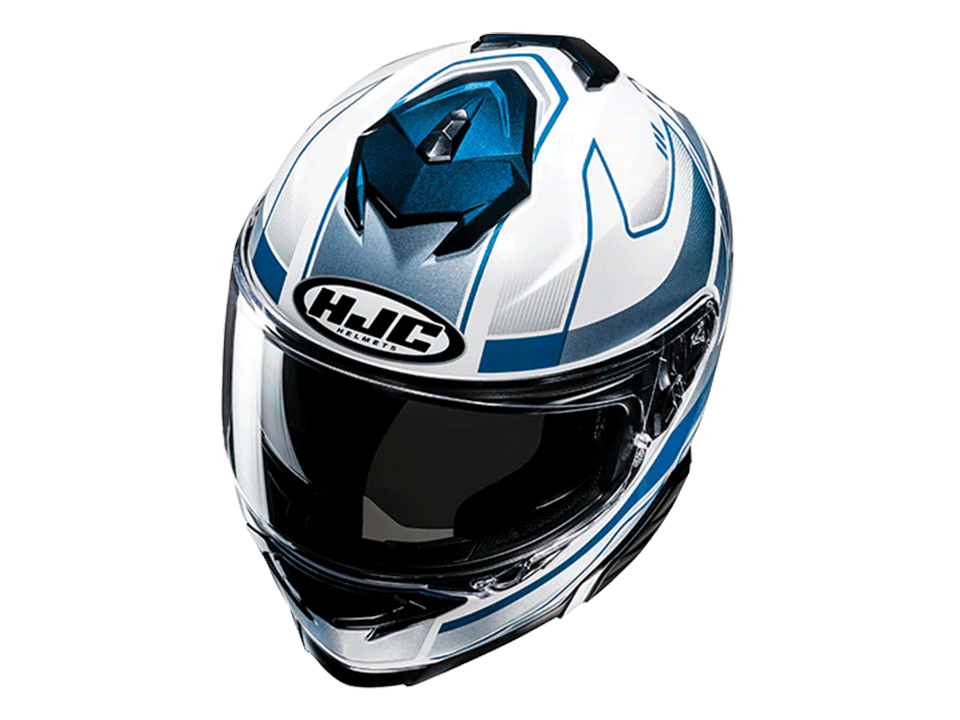 HJC Integralhelm i71 IORIX MC2 Weiß Blau hover