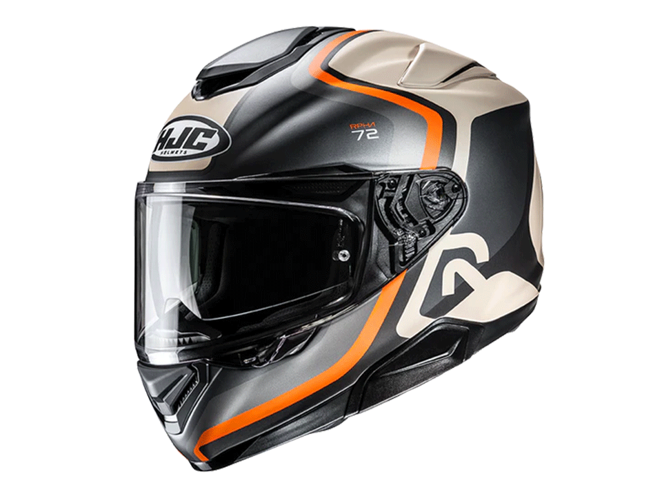 HJC Integralhelm RPHA 72 ERNEM MC7SF Orange Beige