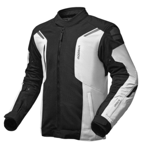 Modeka Textiljacke Khao Air II Schwarz Hellgrau