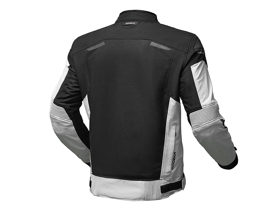 Modeka Textiljacke Khao Air II Schwarz Hellgrau hover