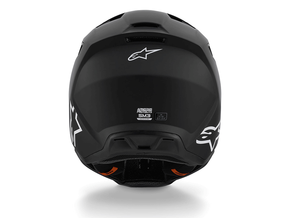 Alpinestars Crosshelm S-M3 Solid Mattschwarz – Bild 3