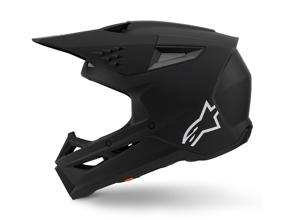 Alpinestars Crosshelm S-M3 Solid Mattschwarz