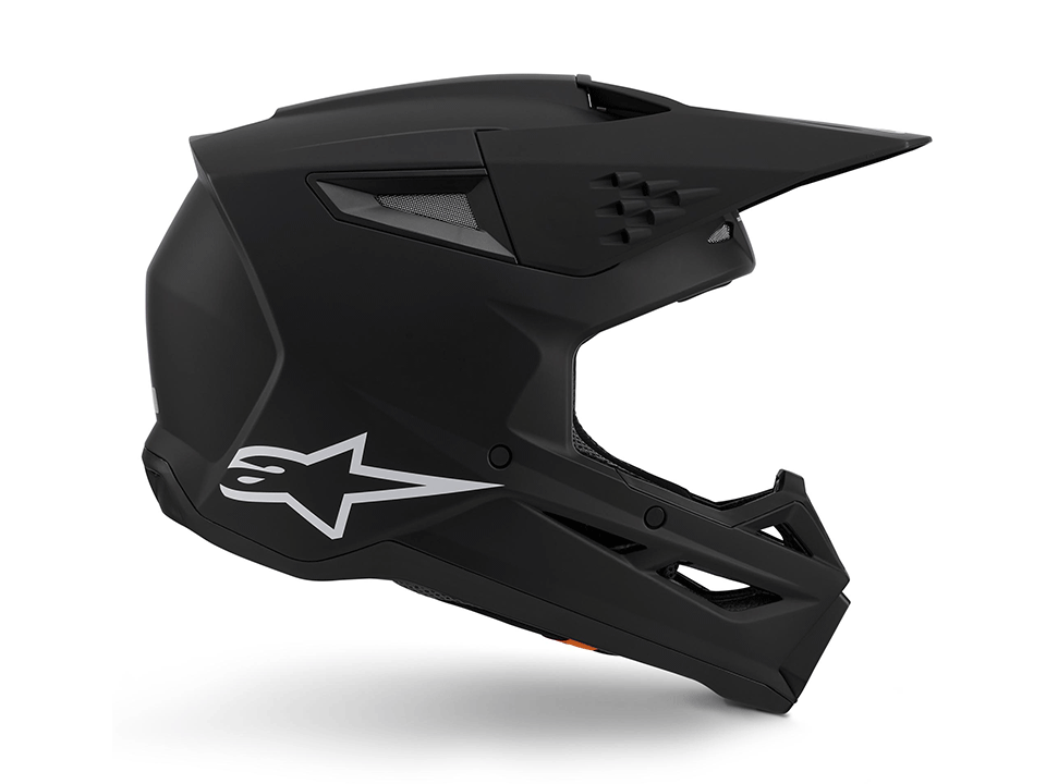Alpinestars Crosshelm S-M3 Solid Mattschwarz – Bild 2