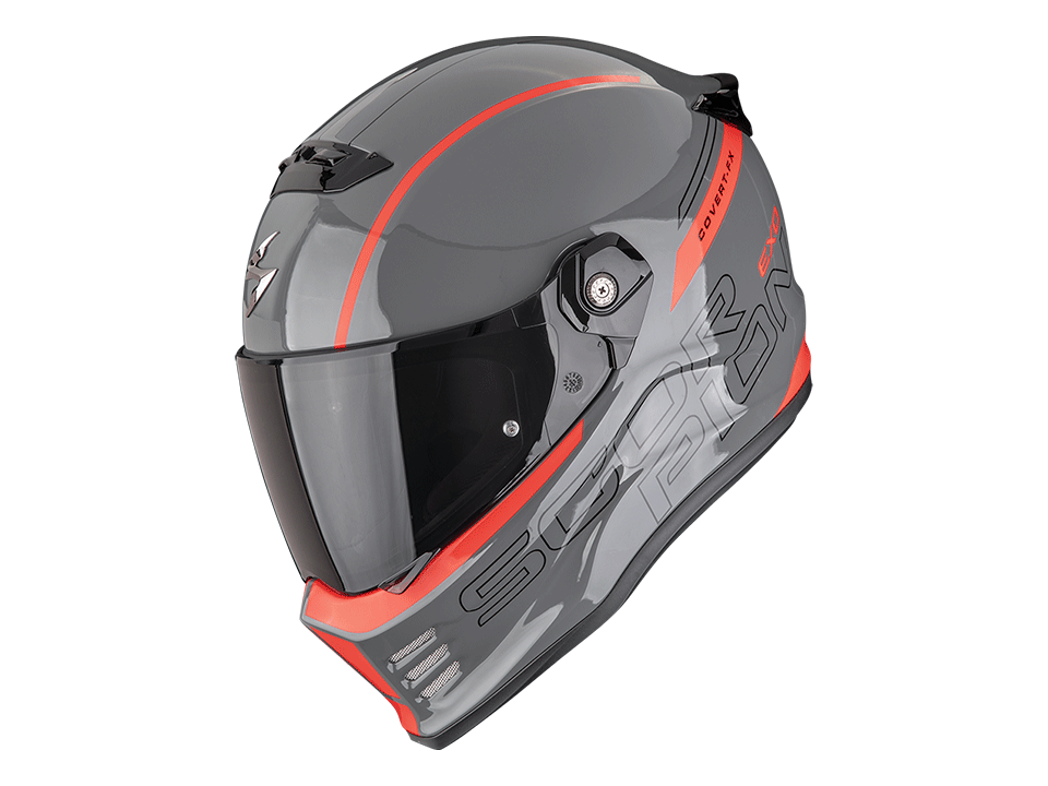Scorpion Helm COVERT-FX Danko Grau Rot