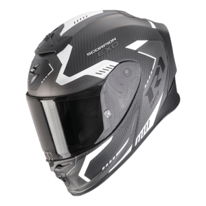 Scorpion EXO R1 EVO Carbon Air Propel Matt Schwarz Weiß