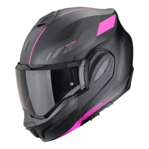 Scorpion Helm EXO-Tech EVO SOCIUS Matt Schwarz Pink