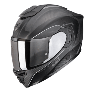Scorpion Helm EXO-1500 Carbon Air Mundi Mattschwarz Silber