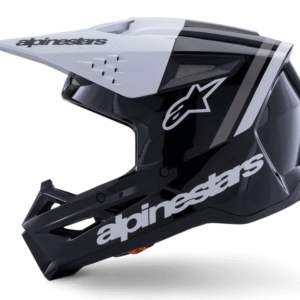 Alpinestars Crosshelm S-M3 Radium Schwarz Weiß