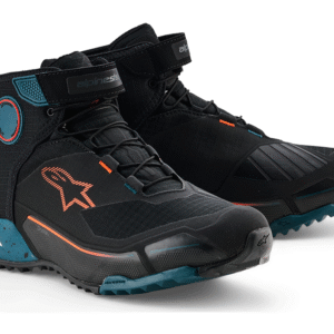 Alpinestars Stiefel CR-X Drystar® Schwarz  Petrol Orange