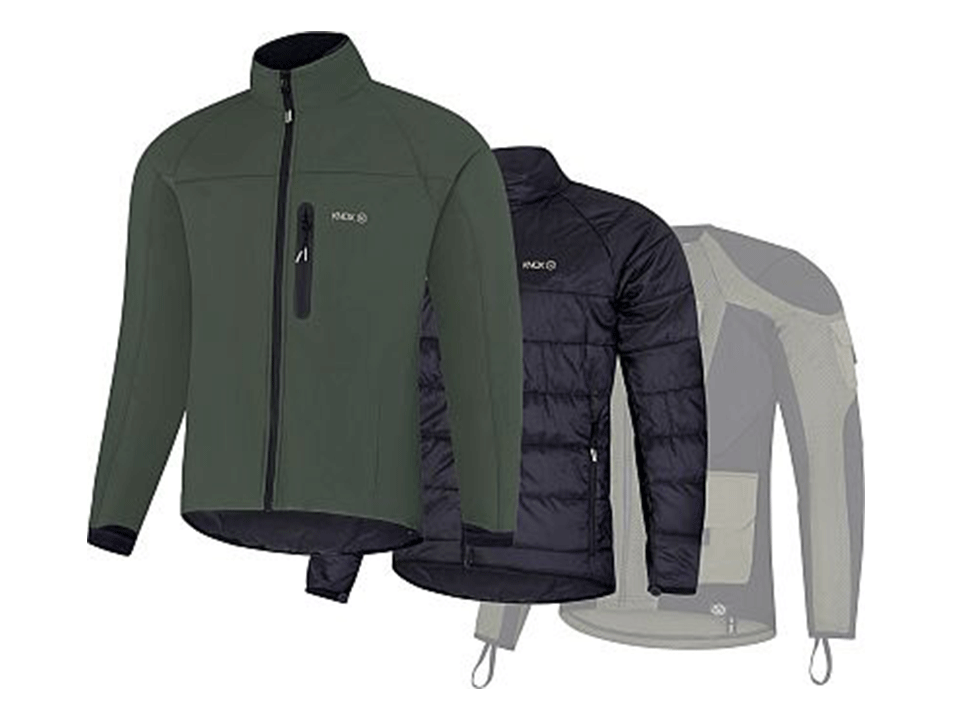Knox Damen Jacke Dual Pro Schwarz Grün – Bild 4