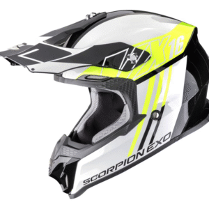 Scorpion Crosshelm VX 16 EVO AIR Lignes Weiß Gelb