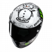HJC Helm RPHA1 V2 Carbon Snow Diablo Schwarz Weiß – Bild 4
