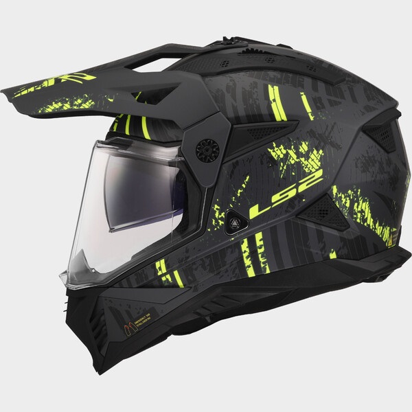LS2 Helm MX436 Pioneer II EVO Matt Schwarz Rot – Bild 4
