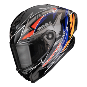 Scorpion Integralhelm EXO-RACE AIR Kobra Blau Orange