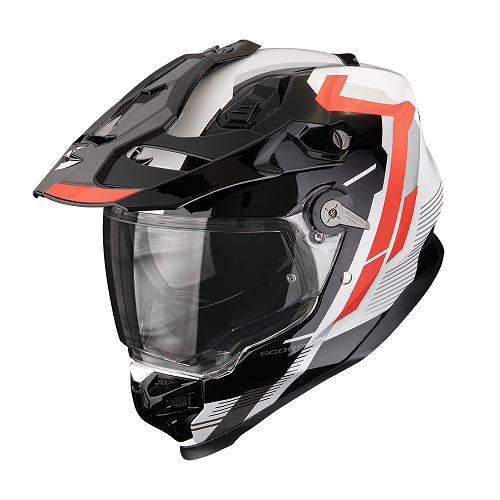 Scorpion ADF-9000 Air Patrol Enduro Helm Schwarz Weiß Blau – Bild 2