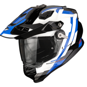 Scorpion Endurohelm ADF-9000 Air Patrol Blau Weiß