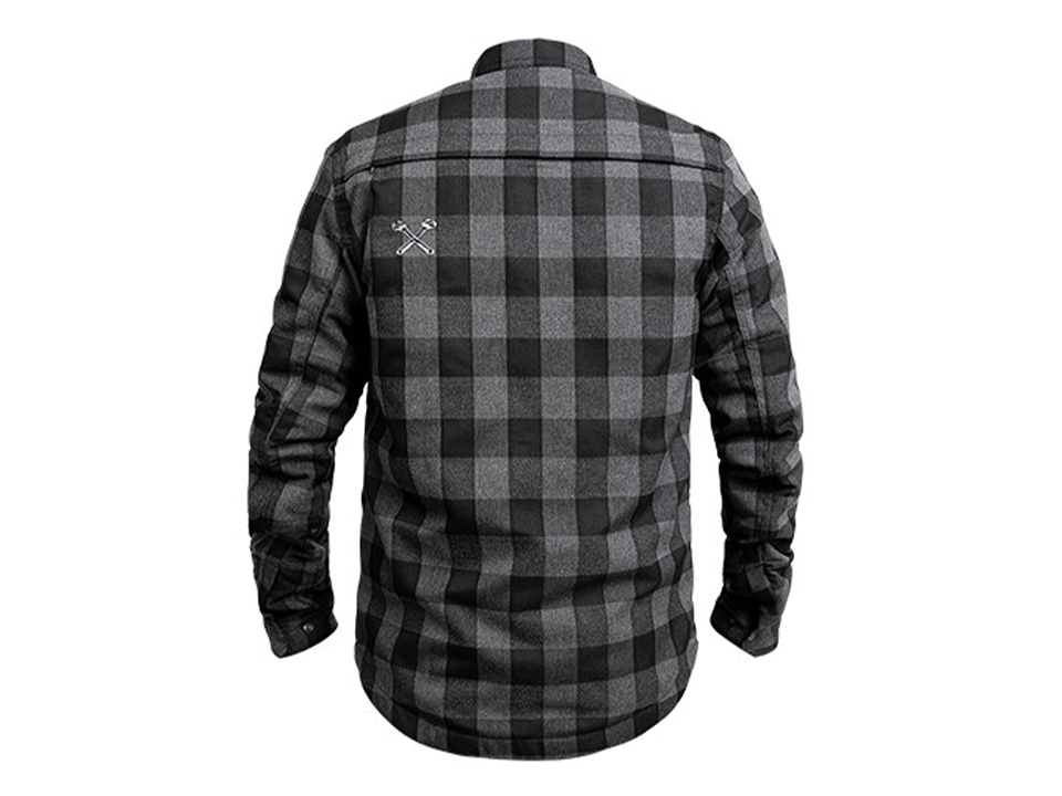 John Doe Motoshirt Grau Schwarz – Bild 2