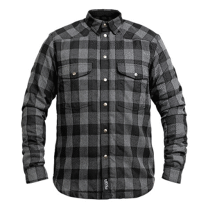 John Doe Motoshirt Grau Schwarz