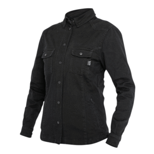 John Doe Damen Motoshirt Black