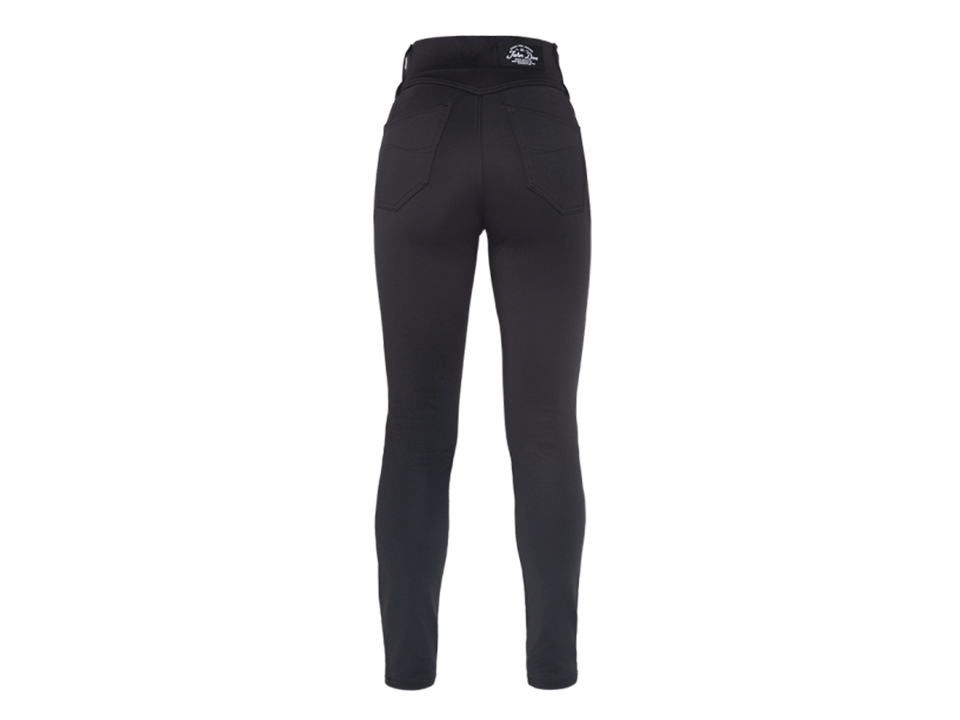 John Doe Damen Leggings Jeggy Mono Schwarz – Bild 4